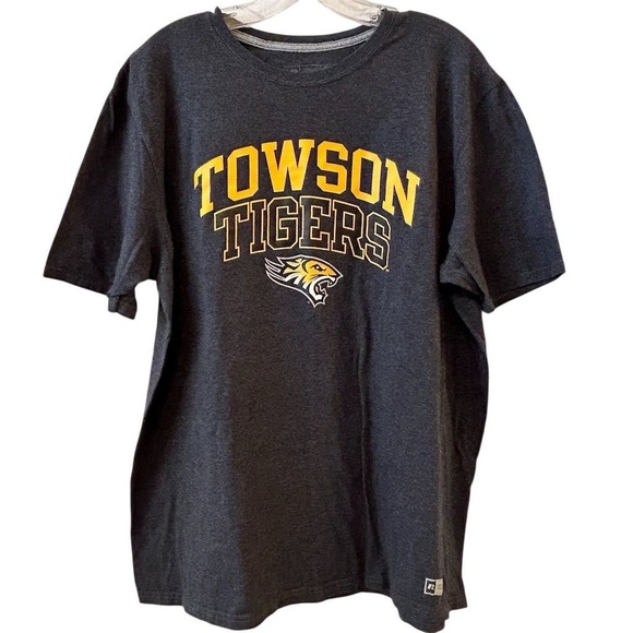 Towson University Tigers Men's XL Black Graphic T-Shirt Short Sleeve - Picture 1 of 9